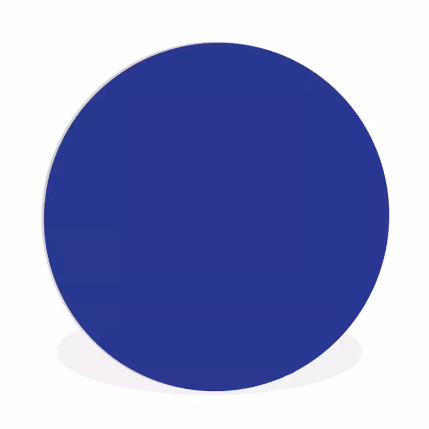 Muurcirkel - Blauw - Effen kleur - Donkerblauw