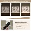 Bloemen - Botanisch - Bordeaux Light Box met batterij (Wandlamp) middel 907 -USP_dimbaarNL