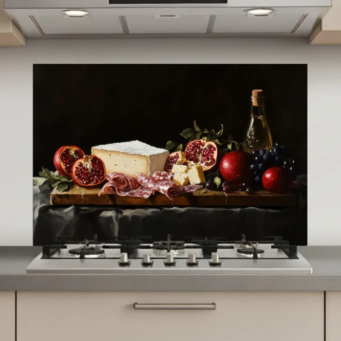 Stilleven - Vintage - Borrelplank keuken achterwand spatscherm klein -3d_website