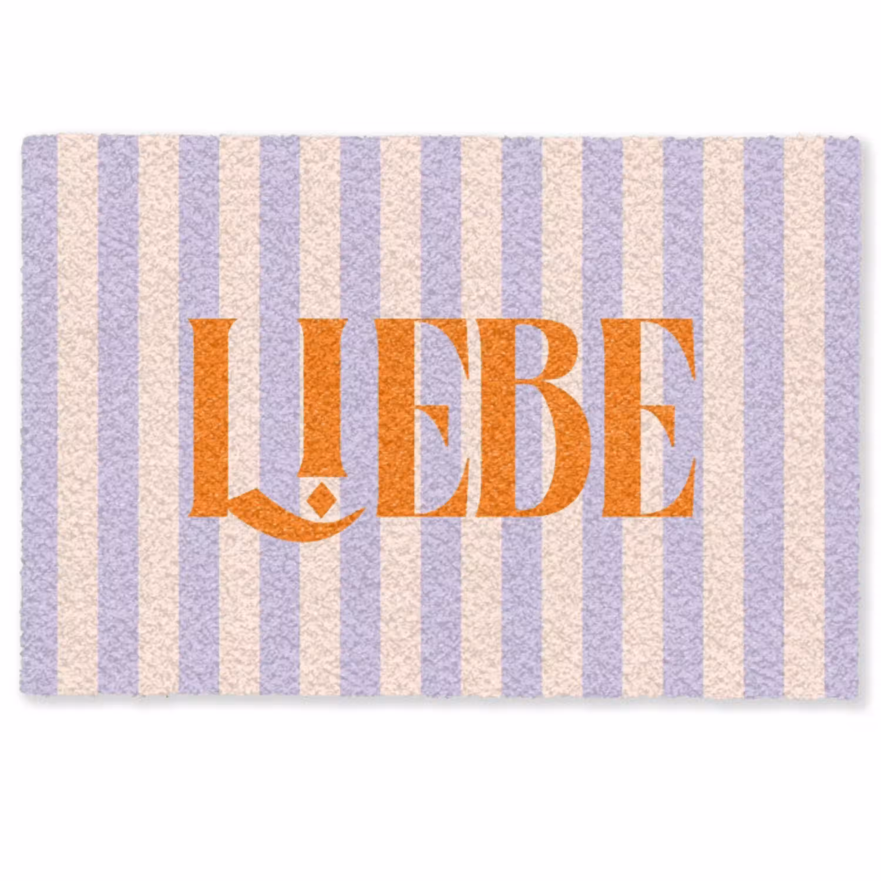 Lila - Oranje - Strepen - Liebe Deurmat klein -zkaufland3d