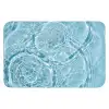 Water - Blauw - bubbels WCmat klein -3d