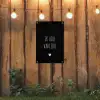 Spreuken - Ik hou van jou - Quotes tuinposter los doek klein -sfeer1