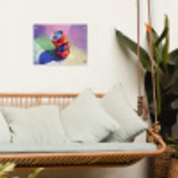 Frisdrank - Blik - Paars tuinposter los doek klein -sfeer7