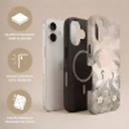 Kraanvogels - Natuur - Roze Toughcase MagSafe Apple iPhone 17 klein -USP_Lagen_FR