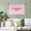 You're doing great - roze - 3D Wandkleed katoen klein -sfeer7