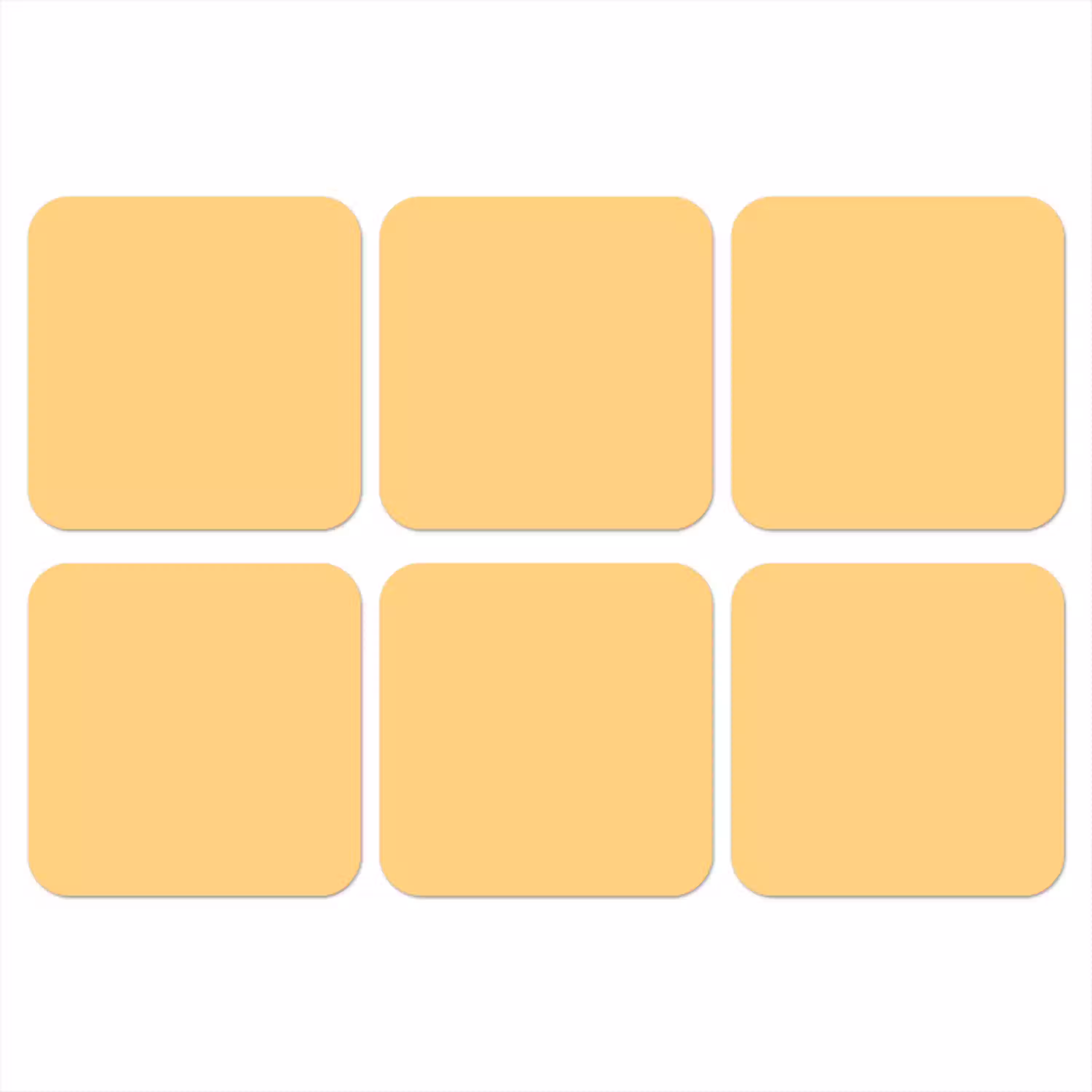 Apricot - Ice - Oranje onderzetter kurk middel 366 -3d