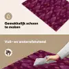 Bladeren - Patroon - Burgundy Inductie beschemer met haakjes klein 777 -ky-schoon-nl