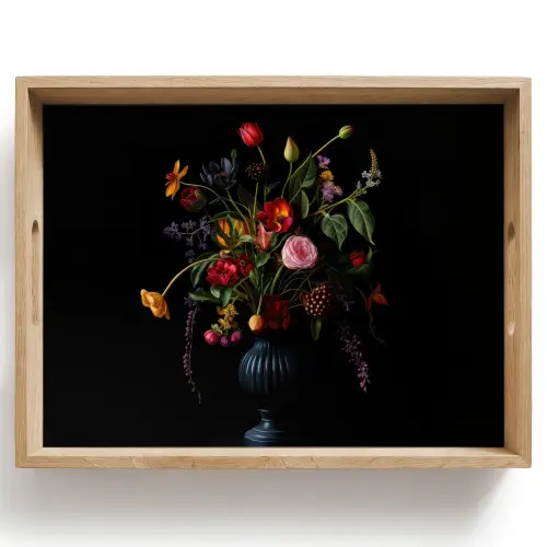 Bloemen - Bessen - Klassiek Dienblad Rechthoek middel -z3d_shopping