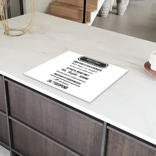 Hotel oma - Spreuken - Oma - Quotes Inductie beschermer vinyl 3mm groot -sfeer8