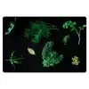 Specerijen en kruiden op zwarte achtergrond Placemat vinyl groot -zzsfeer1_Kitchenyeah-website