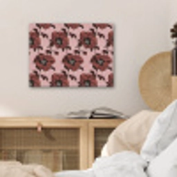 Bloemen - Retro - Rood PET vilt klein 837 -sfeer3