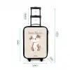 Hond in de kleuren bruin en beige Kinderkoffer - Zwart klein -productfoto_formaten
