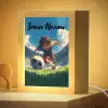 Stadion - Voetbal - Jongen Light Box met kabel (Kinderlampje) klein -zzzz_3d_website