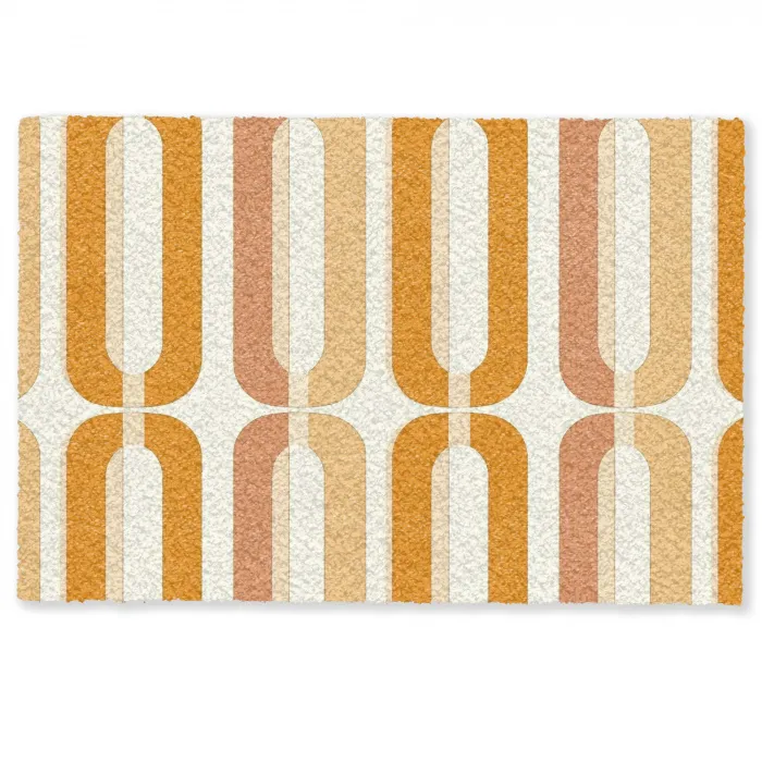 U-vorm - Retro - Oranje Deurmat klein 898 -zkaufland3d