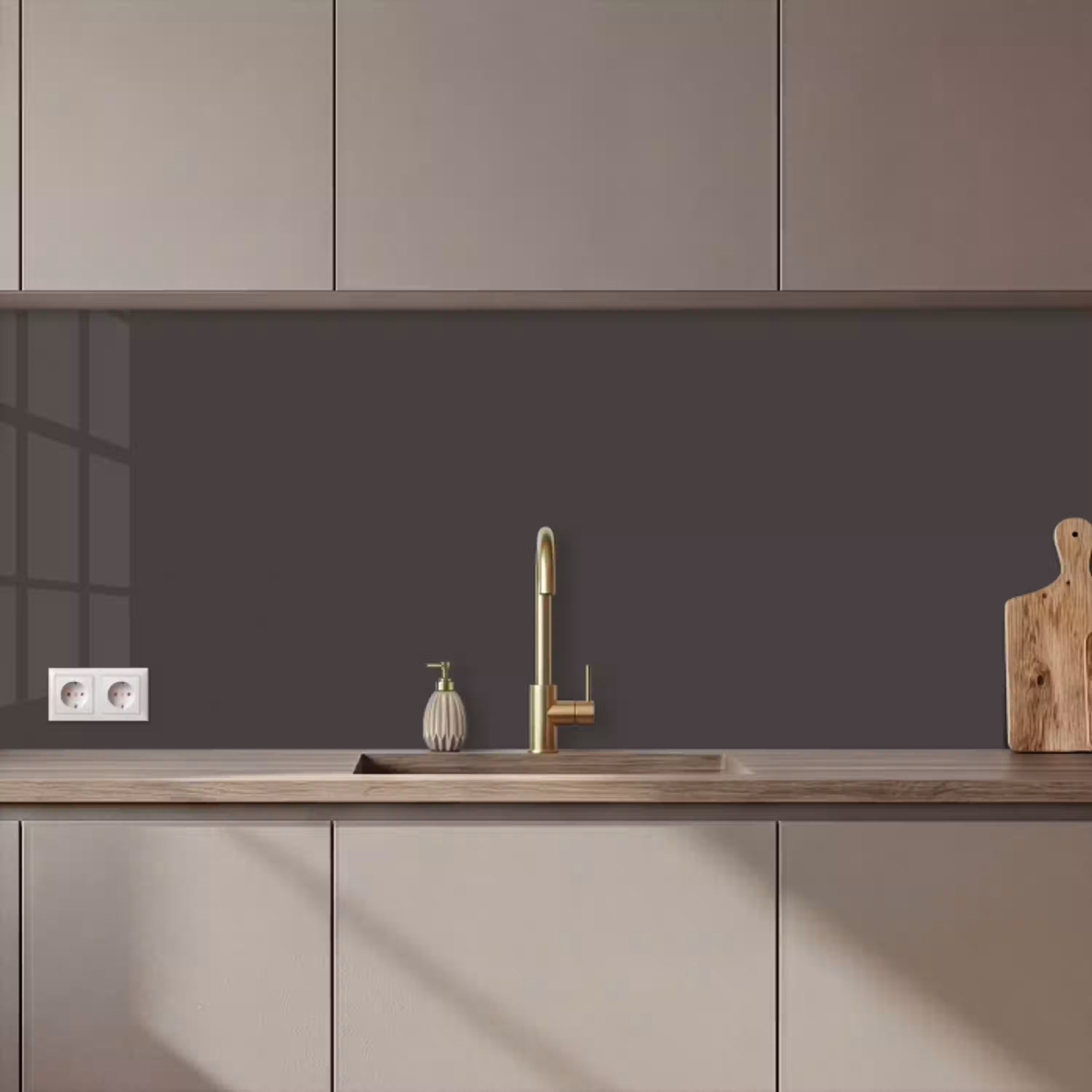 Grijs - Kleuren - Effen keuken achterwand 2 middel 871 zz_3dshopping