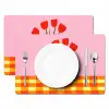 Tulpen - Roze - Vaas Placemat vinyl groot -zzsfeer2_Kitchenyeah-website