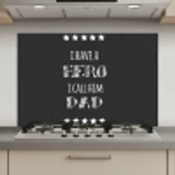 Spreuken - I have a hero I call him dad - Quotes - Vader keuken achterwand spatscherm klein -3d_website