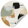 Paint - Abstract - Kleuren Wandcirkel behangsticker klein -3d