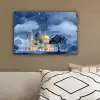Sterrenhemel - Goud - Gedetailleerde koepels canvas 2cm klein -sfeer3
