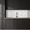Marmer -  Tegels - Grijs - Wit keuken achterwand 2 middel 871 -sfeer1
