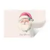 Kerstman - Kerst - Quote - Beige Muursticker klein -3d