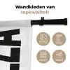 Pizza - Japandi - Decoratie - Vintage Wandkleed katoen klein -sfeer2