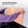 Waterijsje - Pasteltinten - Minimalistisch Inductie beschemer met haakjes klein -ky-ophangen-nl