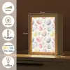 Eieren - Kleurrijk - Patroon Light Box met kabel (Tafellamp) klein -USP_NL