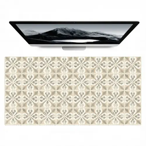 Tegel - Motief - Beige Muismat XXL klein 681 -zzz3d