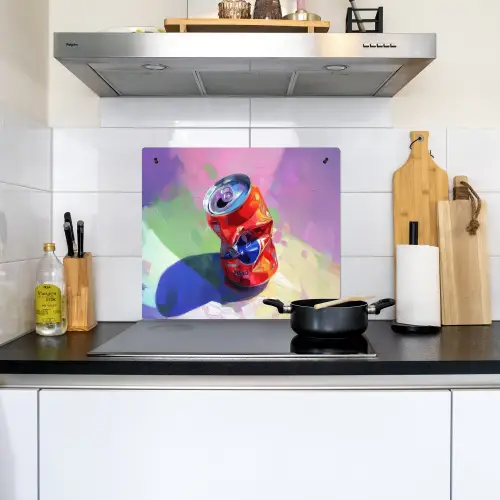 Frisdrank - Blik - Paars Inductie beschemer met haakjes middel -sfeer2