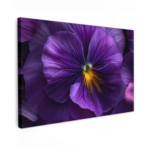 Paars - Viool - Diepte canvas 2cm klein -z3d