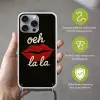 Lip - Rood - Quote Hoesje iPhone 16 Pro Max met koord klein -sfeer2_NL
