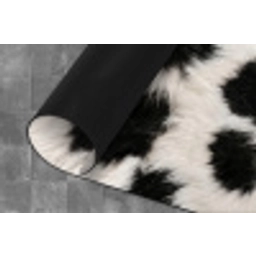 Bont - Textuur - Zwart - Wit Keukenloper - keukenmat middel -closeup