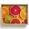 Fruit - Kleurrijk - Close up Dienblad Rechthoek middel -z3d_shopping