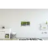 Bos - Pad - Bloemen - Paars - Groen - Natuur textielposter latten blank klein -kinderkamer