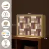 Modern - Geometrie - Kleurrijk Light Box met batterij (Wandlamp) middel 907 -USP_websiteoverzichtNL