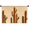 Cactus - Woestijn - Zand - Bruin Wandkleed katoen klein -zz3d