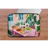 Tafel - Wijn - Fruit laptophoes neopreen klein -tafel