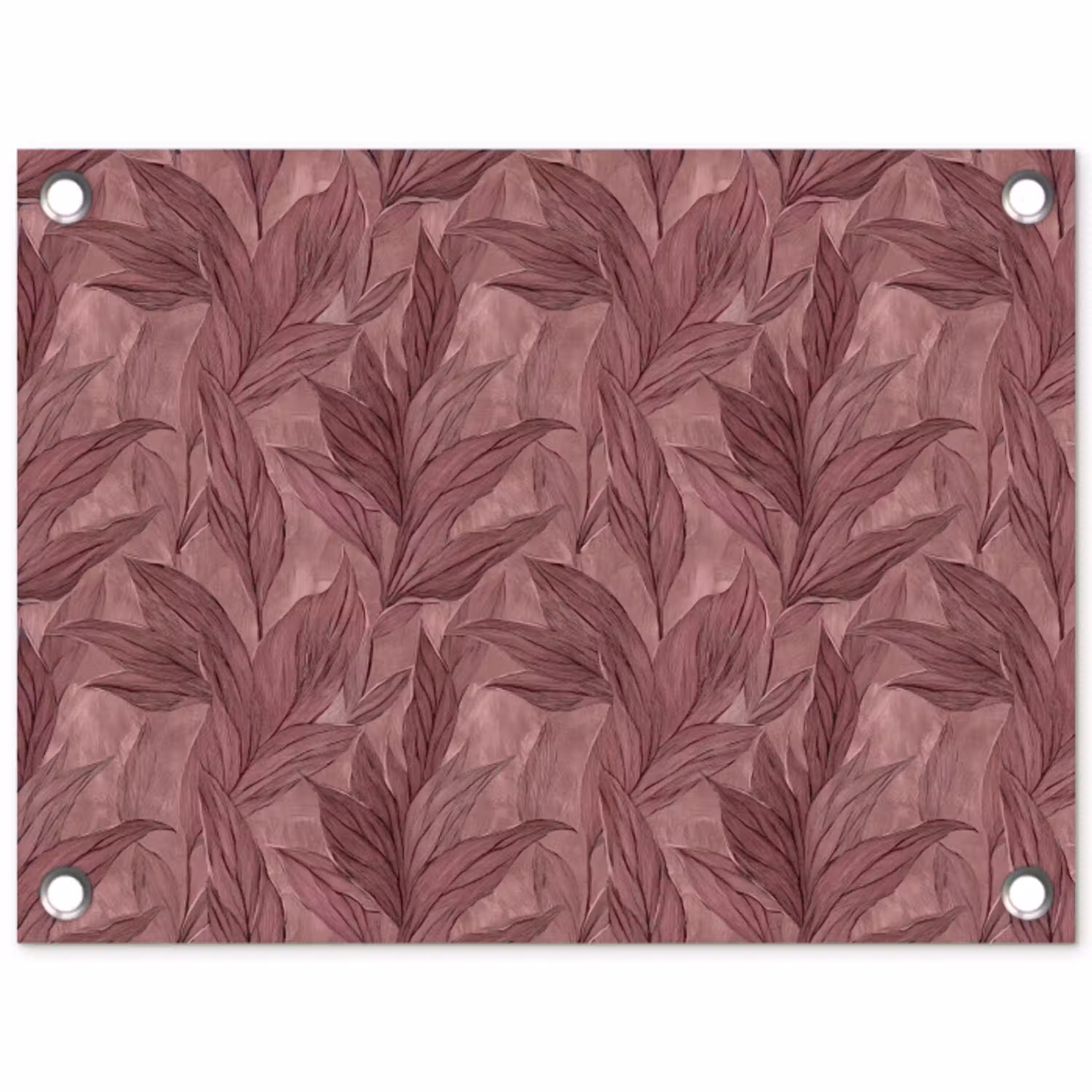 Bladeren - Patroon - Paars tuinposter los doek klein 239 -3d
