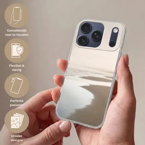 Kustlijn - Strand - Oceaan Telefoonhoesje iPhone 17 Pro klein -sfeer3_NL