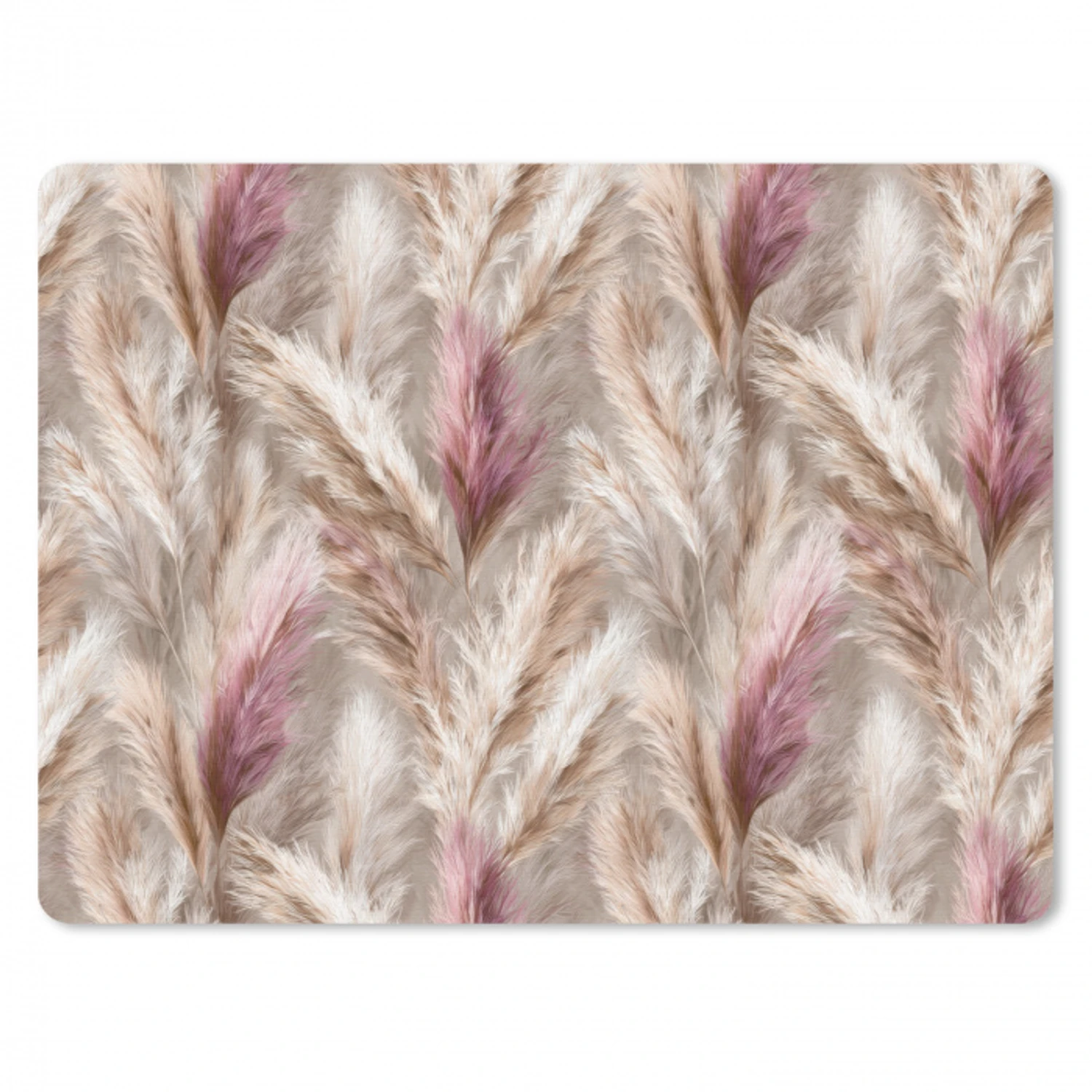 Pampasgras - Pluizig - Kleurrijk muismat rubber klein 262 -3d