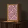 Varen - Patroon - Paars Light Box met kabel (Tafellamp) klein 925 -z3d_website