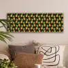 Tropische - Ananas - Zwart canvas 2cm klein 828 -sfeer1