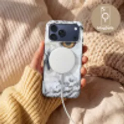 Sneeuwuil - Oog - Wildlife - Wit Toughcase MagSafe Apple iPhone 17 Pro Max klein -USP_MagsafeV
