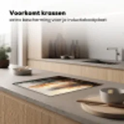 Bospad - Herfstbladeren - Natuur - Schilderachtig - Oranje Inductie beschermer vinyl 3mm middel -sfeer1