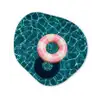 Drijvend - Zwemband - Water Wandcirkel Organisch Forex 3mm klein -3d