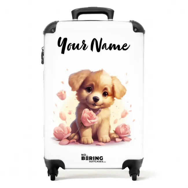 Popke puppy NBS - Handbagage koffer - Kinderen Unisex middel -productfoto_recht