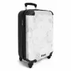 Marmer - Klassiek Wit Marmer NBS - Handbagage koffer - Kinderen Unisex middel -productfoto_3d