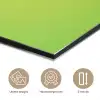 Hoorntje - Schepijs - Groen aluminium wit klein -closeup_NL