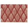 Bladeren - Rood - Elegant Deurmat klein -zkaufland3d